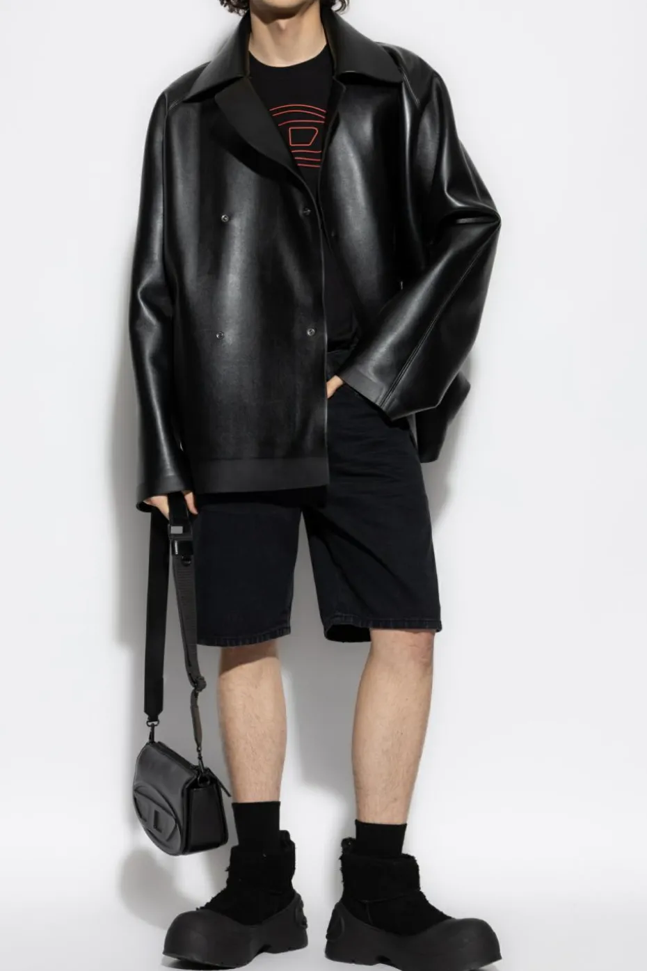 Diesel BLACK Shorts `REGULAR-SHORT`
