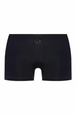 Diesel BLACK Shorts with "SOPHIA-UTLT" logo