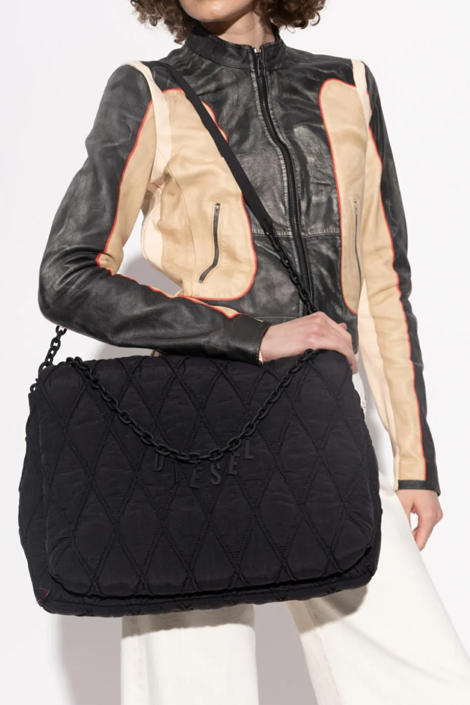 Diesel BLACK Shoulder bag "CHARM-D SHOULDER"