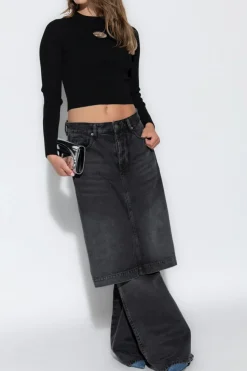 Diesel BLACK Sweater `M-VALARI`
