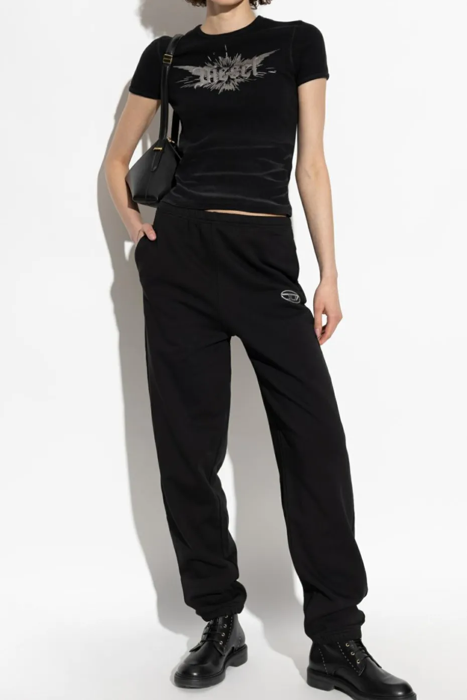 Diesel BLACK Sweatpants ` P-LACYN-OD`