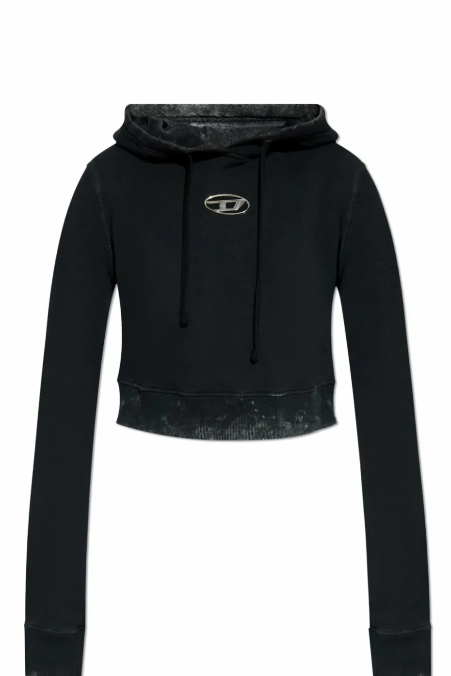 Diesel BLACK Sweatshirt F-SLIMMY-HOOD-P5