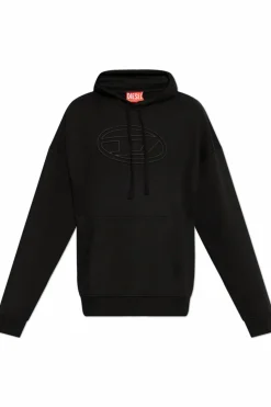 Diesel BLACK Sweatshirt S-UMMER-BIGOVAL