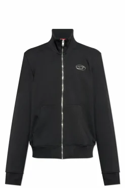 Diesel BLACK Sweatshirt S-GINNI-ZIP