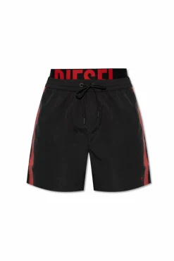Diesel BLACK Swim trunks VISPER-41-D-POP