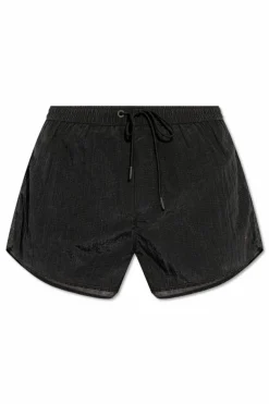 Diesel BLACK Swim trunks OLIVER-30-D-POP