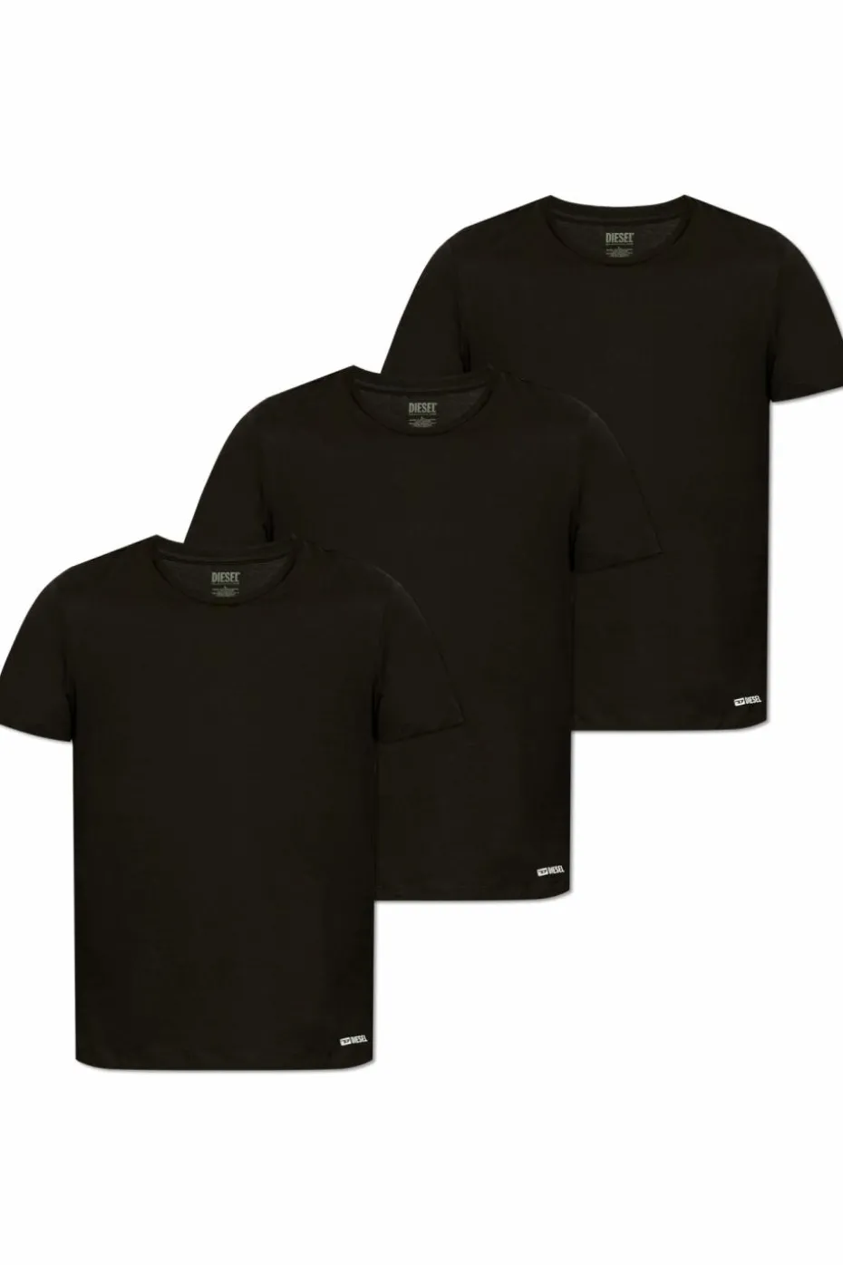 Diesel BLACK Three-pack of T-shirts