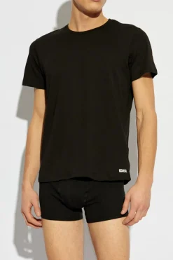 Diesel BLACK Three-pack of T-shirts