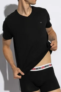 Diesel BLACK Three-pack of T-shirts ‘UMTEE-MICHAEL3PACK’