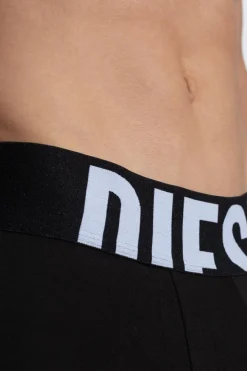 Diesel BLACK Three-pack of boxer briefs with logo