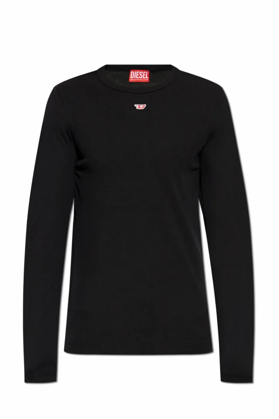 Diesel BLACK T-shirt D-RIBBER-LS-N