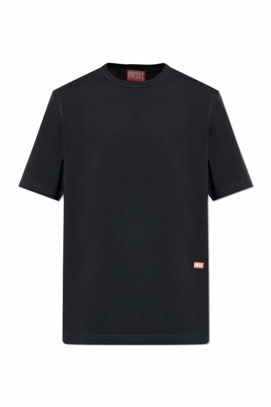 Diesel BLACK T-shirt T-ADJUST-SLITS-R13