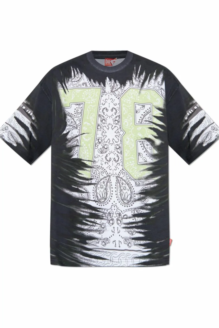 Diesel BLACK T-shirt T-BOXT-78-R1