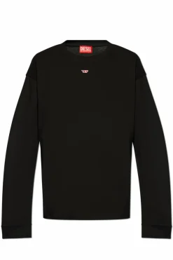Diesel BLACK T-shirt `T-BOXT-LS-D`