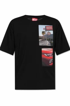 Diesel BLACK T-shirt 'T-BOXT-T3'
