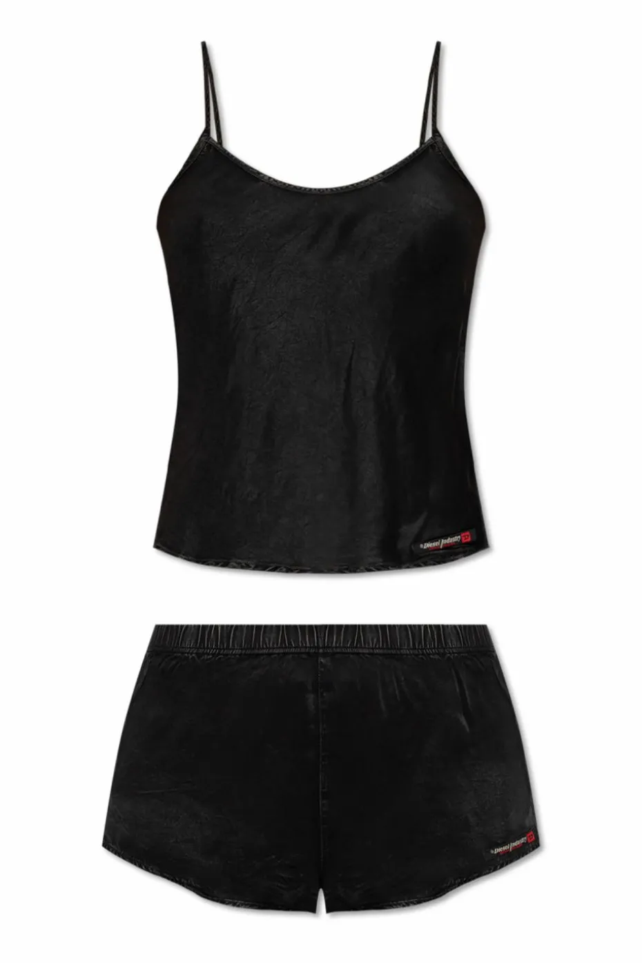 Diesel BLACK Two-piece pajamas "SET-IVONE-DNM"