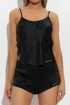 Diesel BLACK Two-piece pajamas "SET-IVONE-DNM"