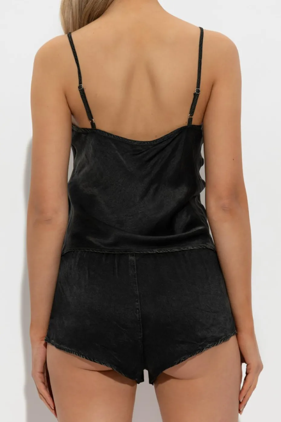 Diesel BLACK Two-piece pajamas "SET-IVONE-DNM"