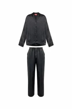 Diesel BLACK Two-piece pajamas "SET-KEITH-DNM"
