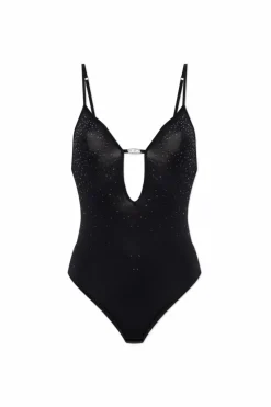 Diesel BLACK UFBY-OVAL-D-BODYSUIT bodysuit