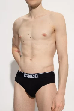 Diesel BLACK 'UMBR-ANDRE' briefs three-pack