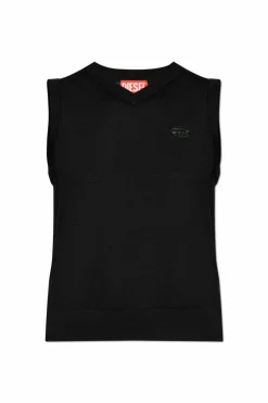 Diesel BLACK Vest M-ALIGEA