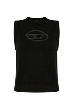 Diesel BLACK Vest M-ARGARIN-SL