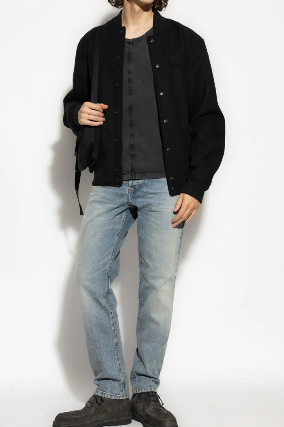 Diesel BLACK Wool jacket `J-ARRY`