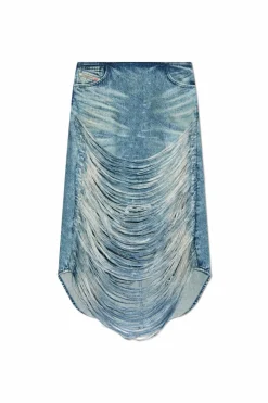 Diesel BLUE Denim skirt DE-PLUMY-FSG