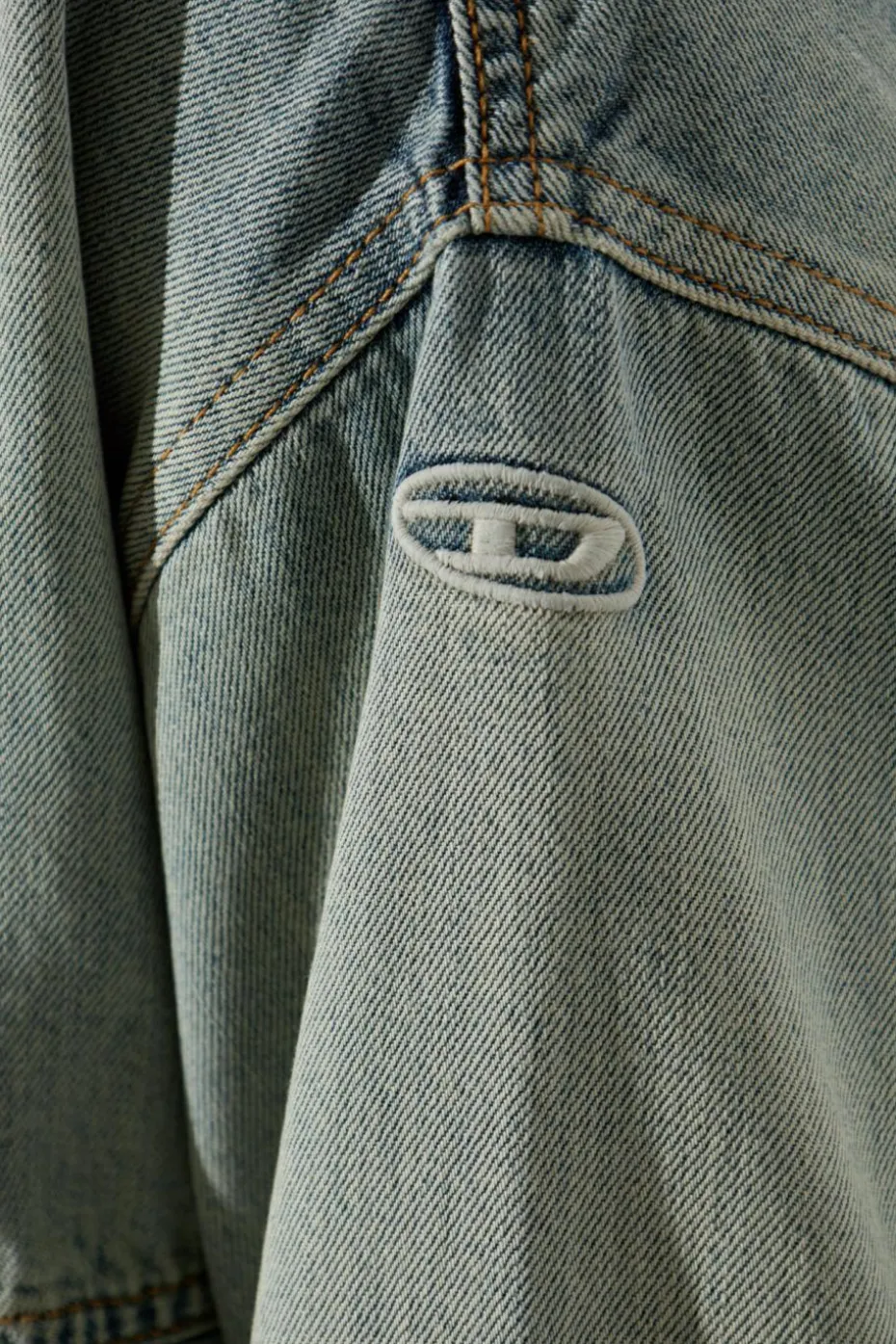 Diesel BLUE Denim sweatshirt D-FLOW-S1