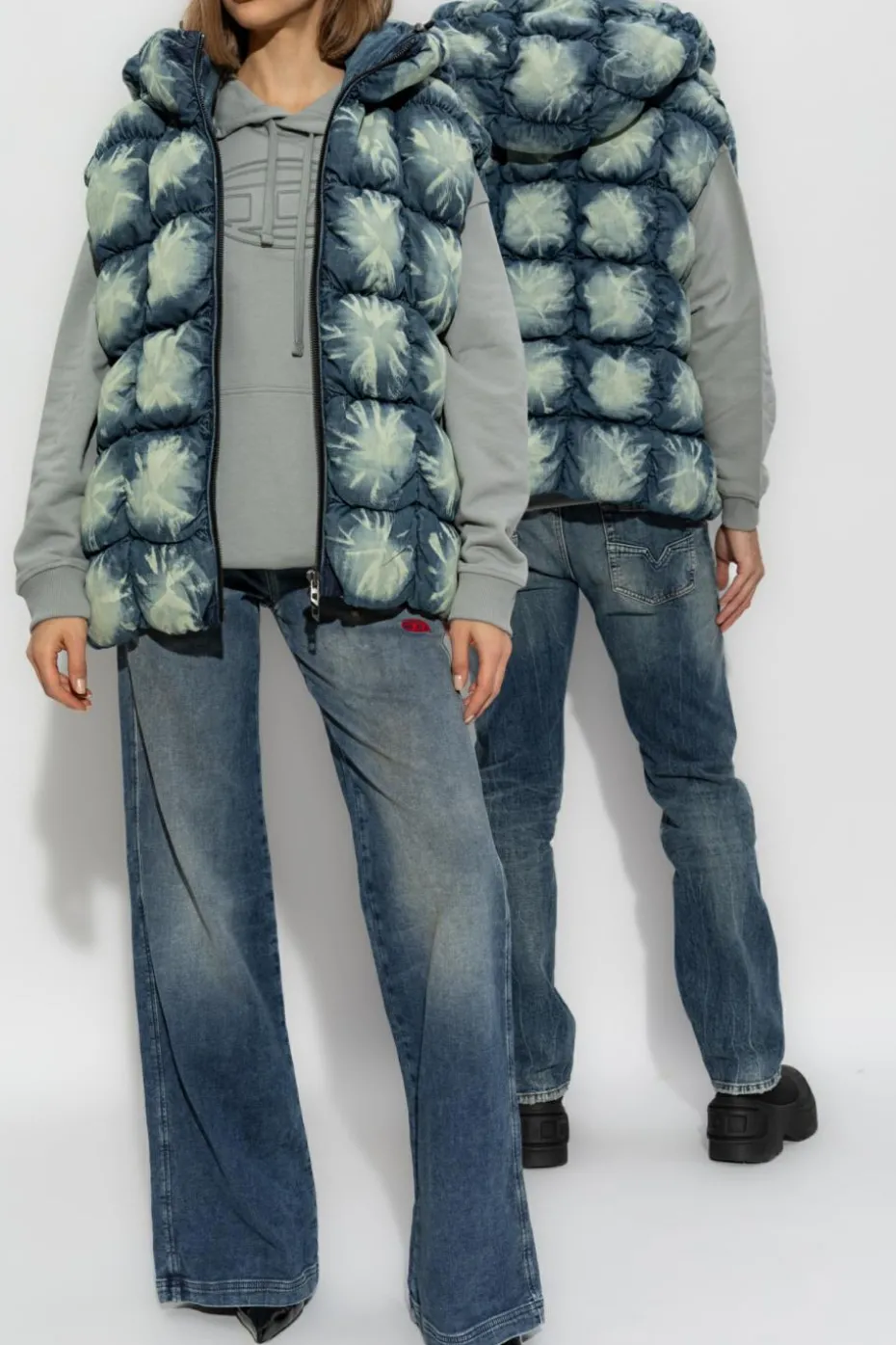 Diesel BLUE Padded vest ‘W-THYS’