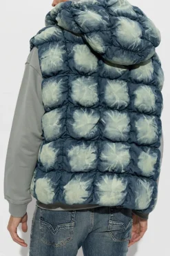 Diesel BLUE Padded vest ‘W-THYS’