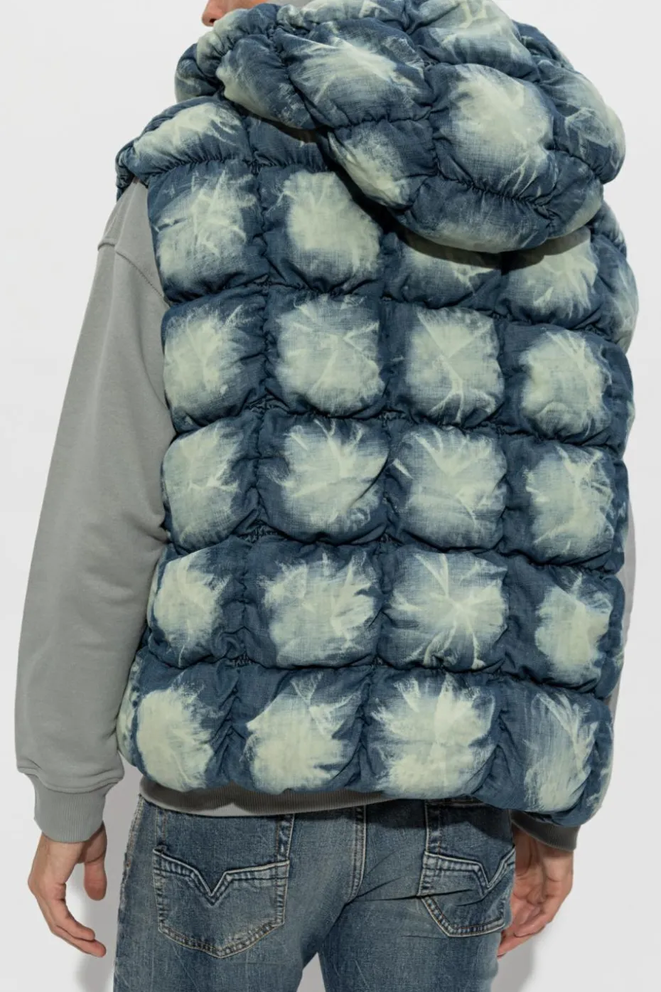 Diesel BLUE Padded vest ‘W-THYS’