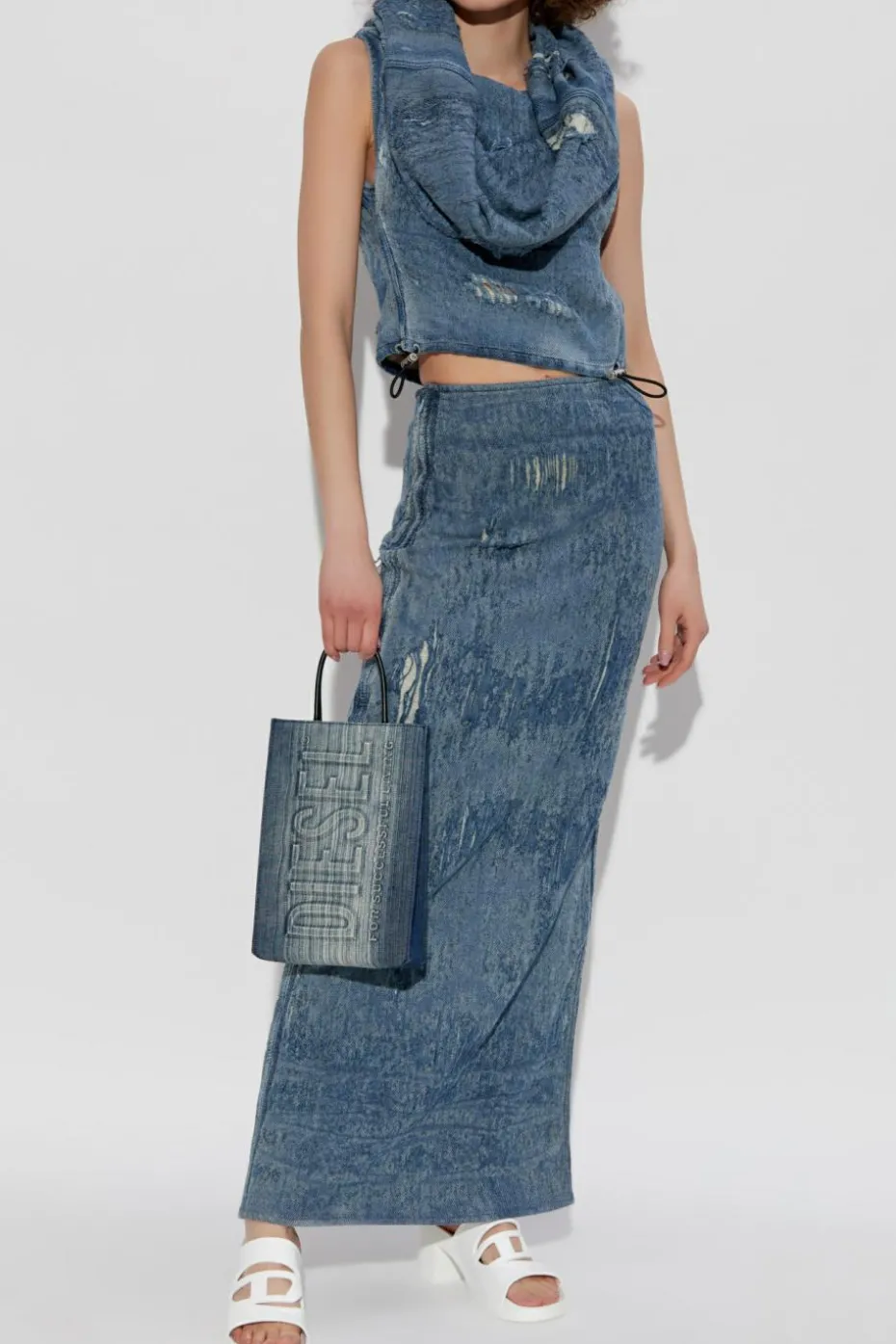 Diesel BLUE Skirt DE-MEGAN-FSG
