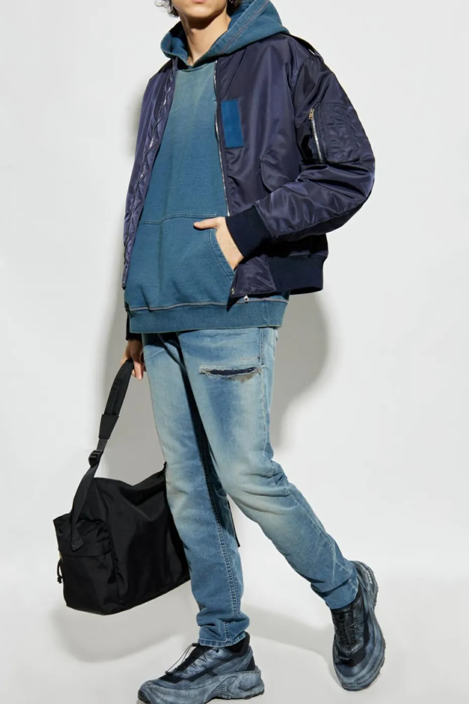 Diesel BLUE Sweatshirt S-BOXT-HOOD-R6