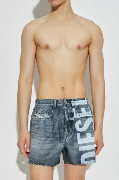 Diesel BLUE Swim Shorts `KEN-37-DNM`