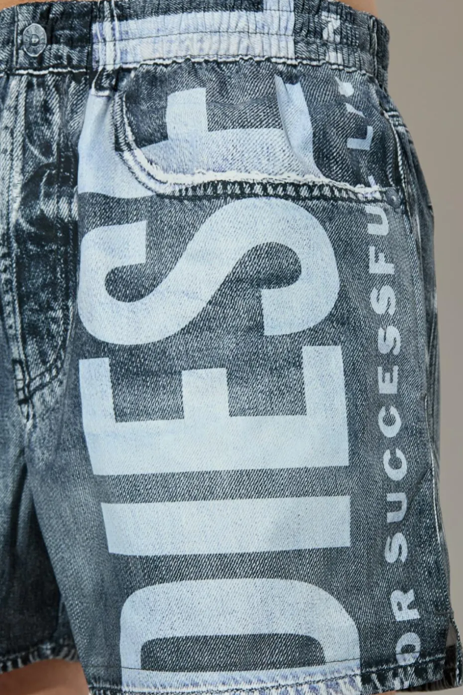 Diesel BLUE Swim Shorts `KEN-37-DNM`