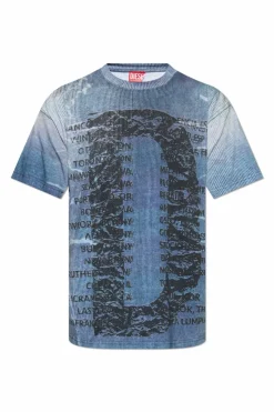 Diesel BLUE T-shirt T-NORM-R2