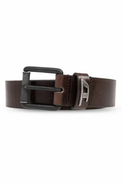 Diesel BROWN Belt with B-DAVE II logo