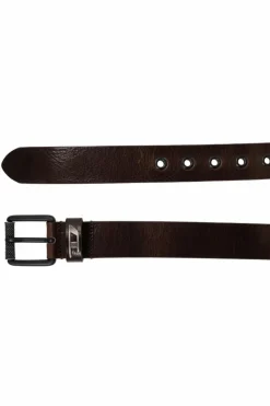 Diesel BROWN Belt with B-DAVE II logo