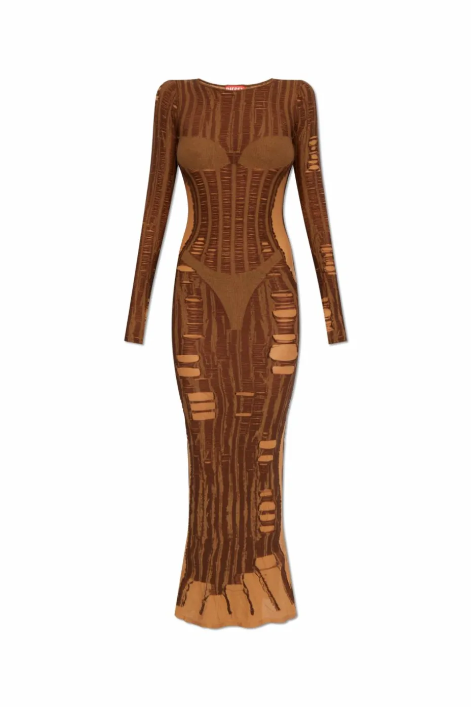 Diesel BROWN Dress M-CALIMERA