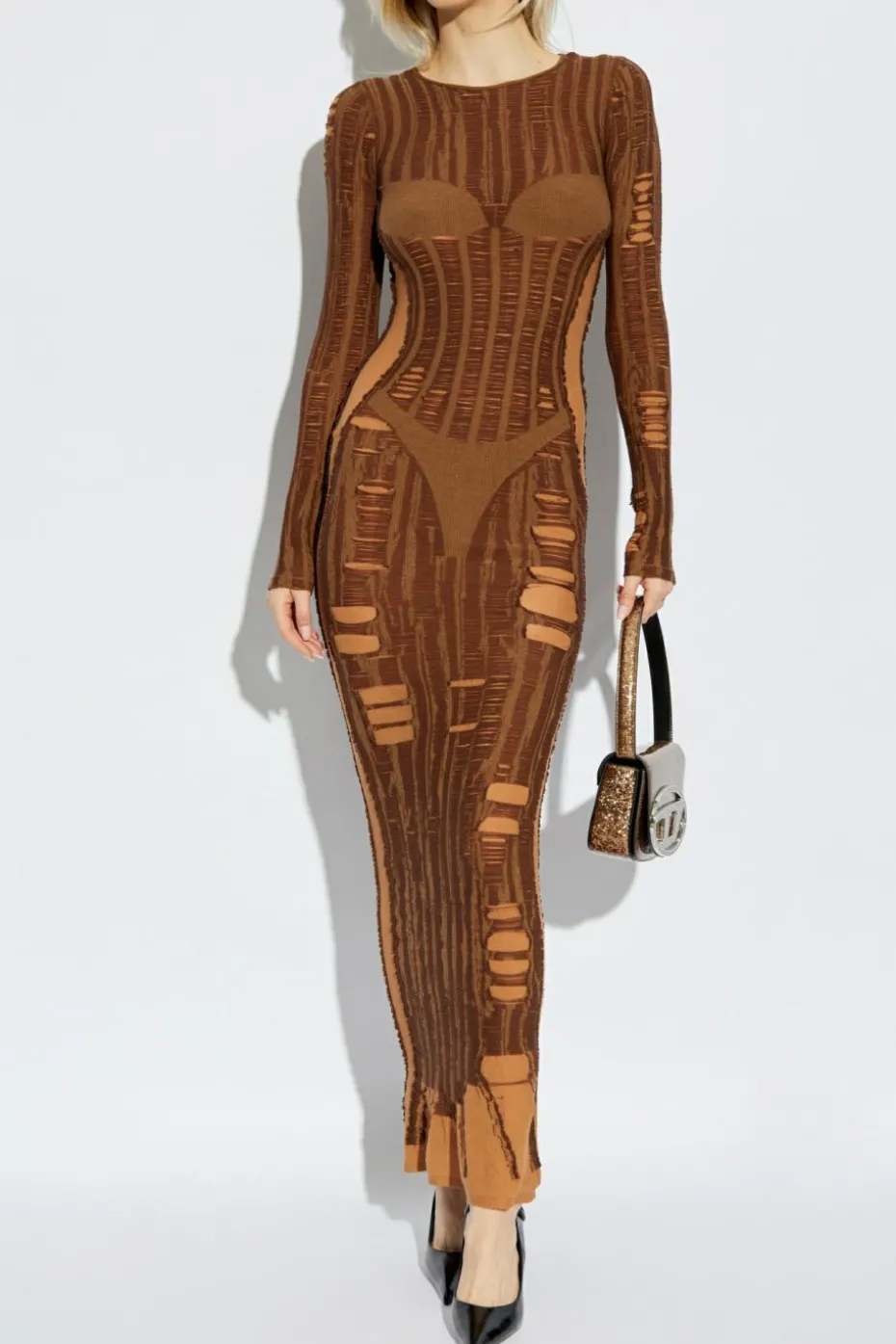Diesel BROWN Dress M-CALIMERA