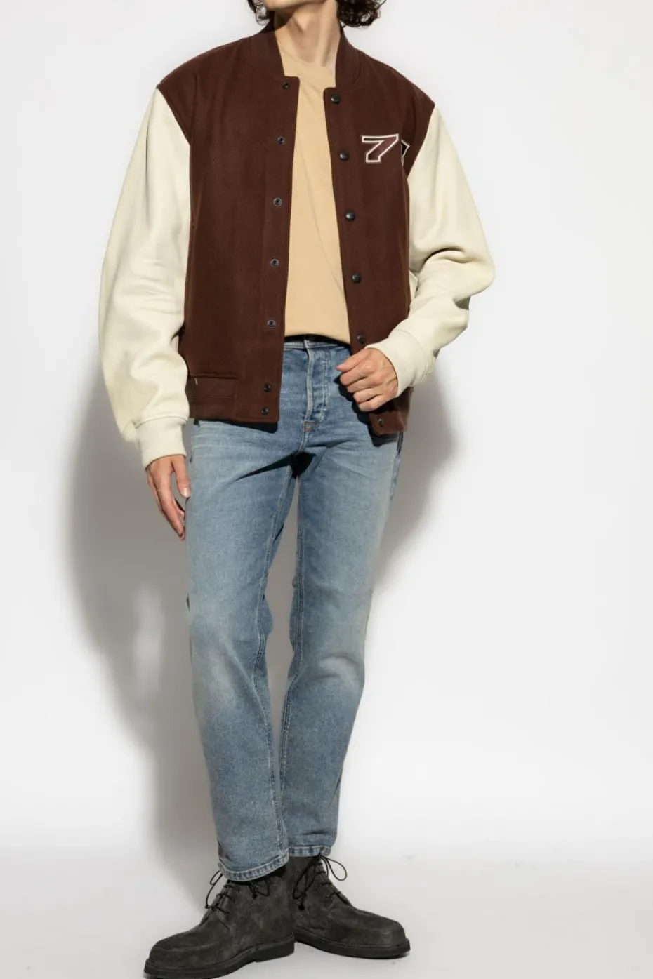 Diesel BROWN Jacket `L-KOPF`