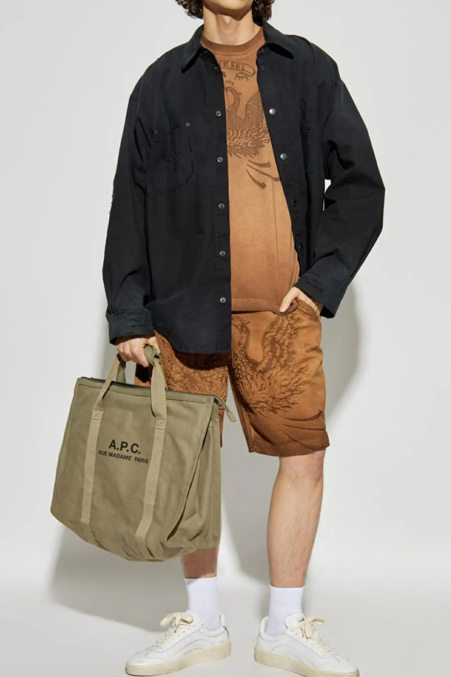 Diesel BROWN Shorts "P-CROWDE