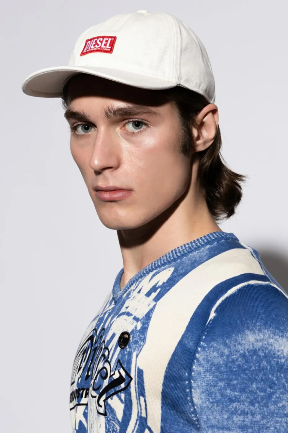 Diesel cream Baseball cap "CORRY-JACQ-WASH"