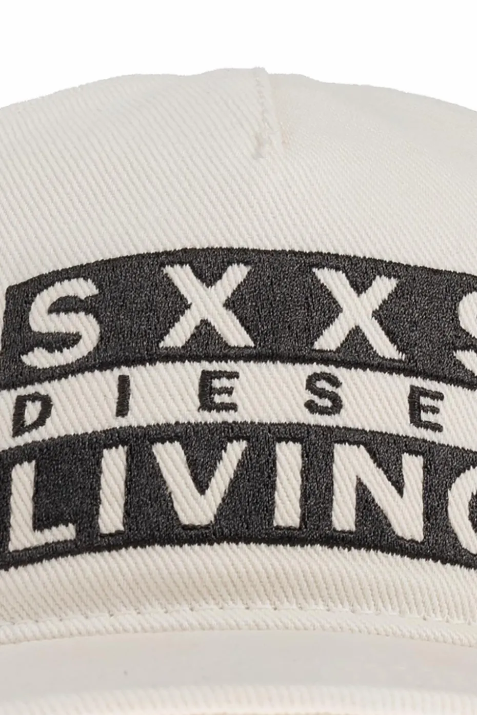 Diesel cream Baseball cap