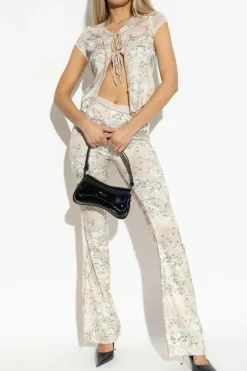 Diesel cream Leggings `P-AFFAL`