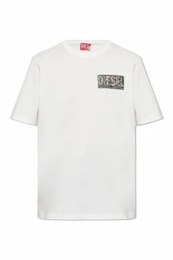 Diesel cream T-shirt T-ADJUST-R19