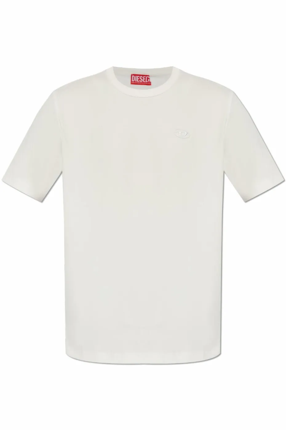 Diesel cream T-shirt T-ADJUST-SLITS-R17