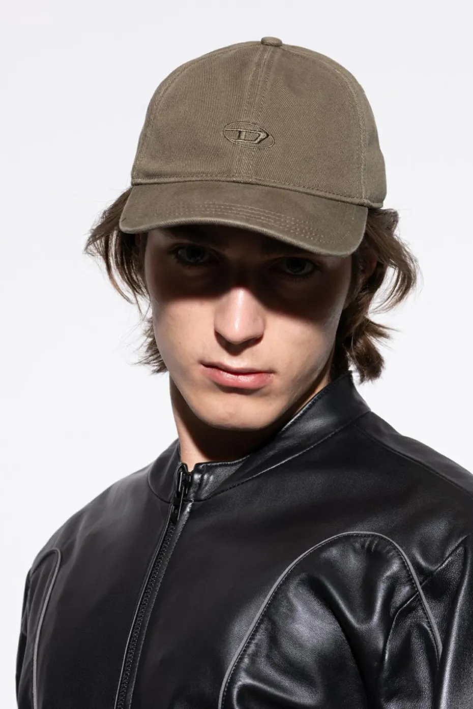 Diesel GREEN Cap with visor "C-RUN-WASH"